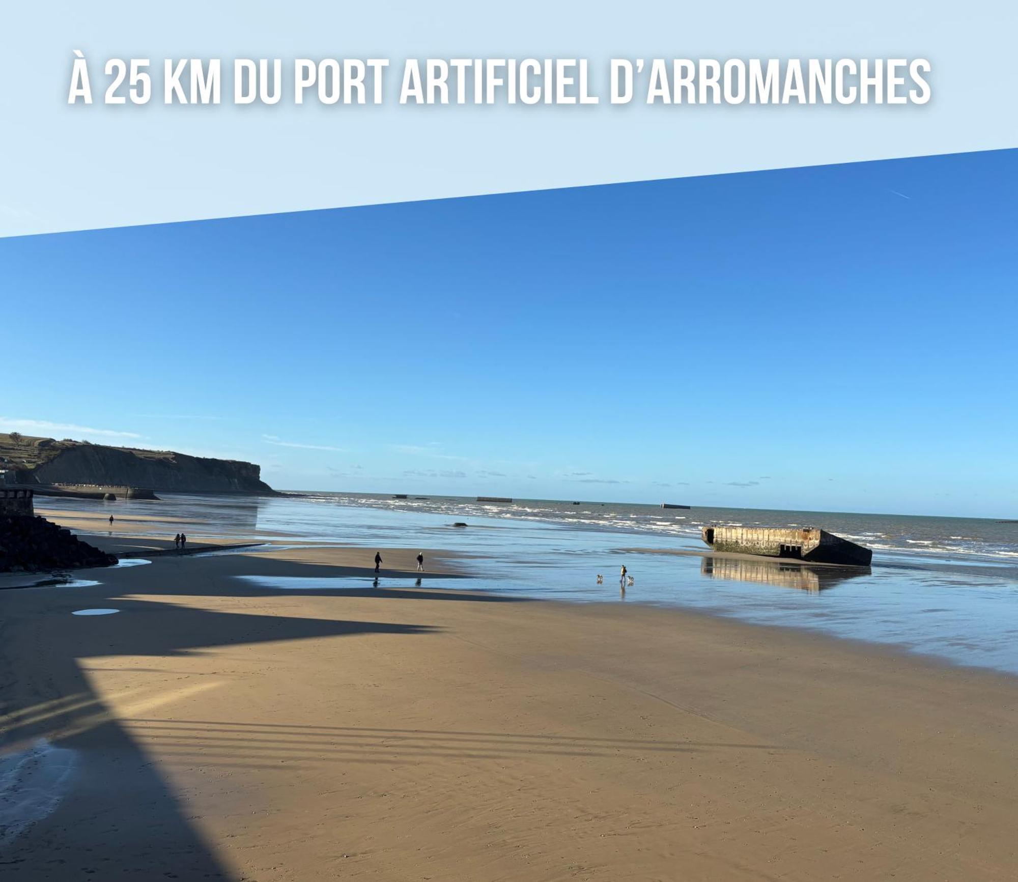 La Fromagerie Maison Lumineuse Et Spacieuse Beau Sejour 5 Ch Grand Jardin Clos 5Mn A Pied Commerces 10 Mn Plage Omaha Beach Proche Plages Du Debarquement Trevieres المظهر الخارجي الصورة